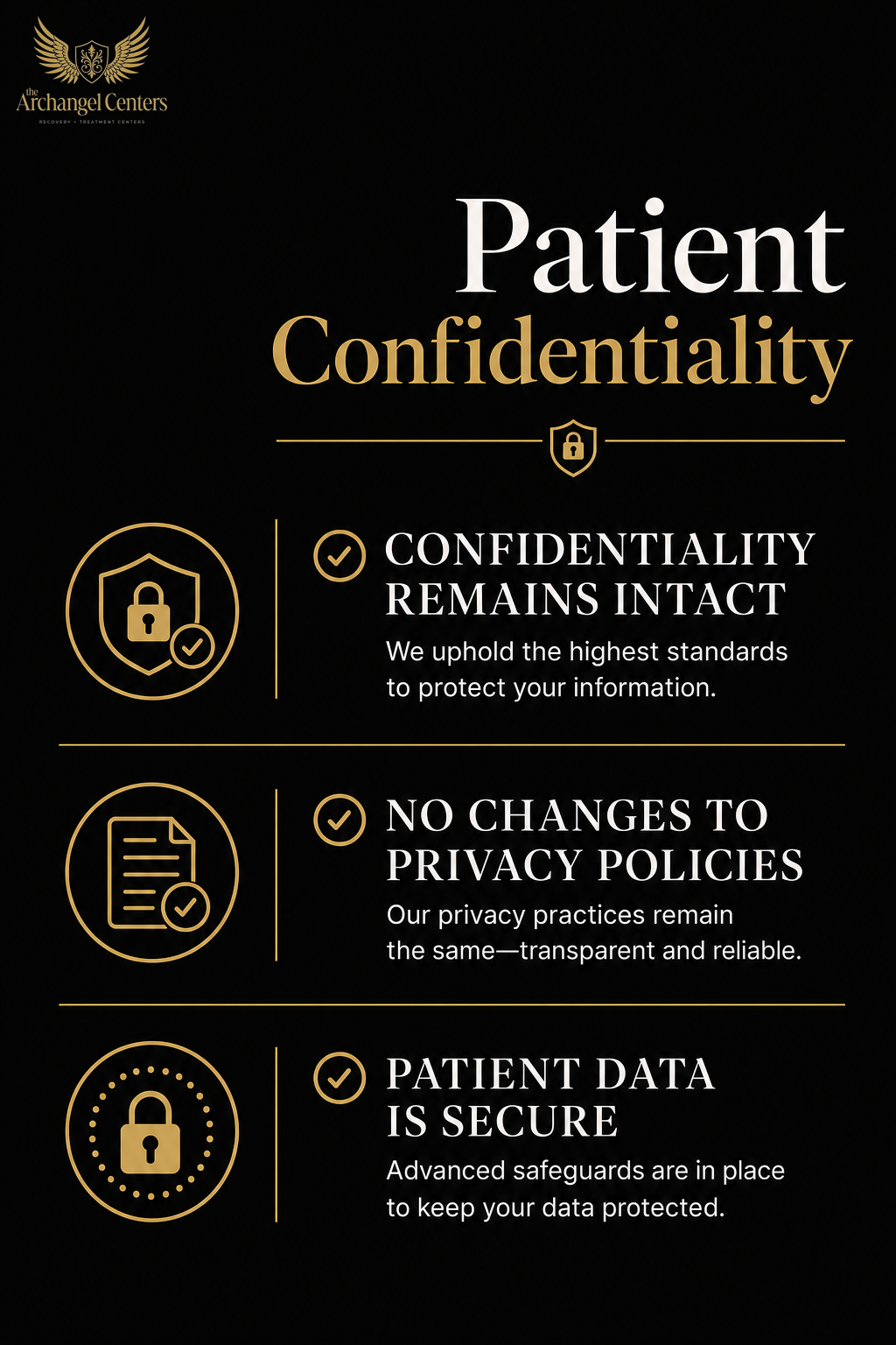 about us / public recovery / patient confidentiality not affected