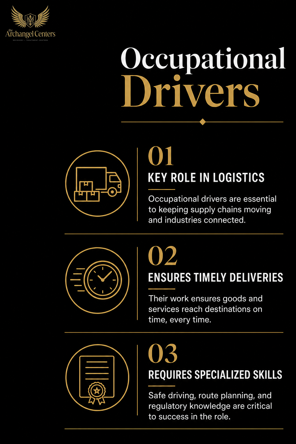 populations / first responders / occupational drivers